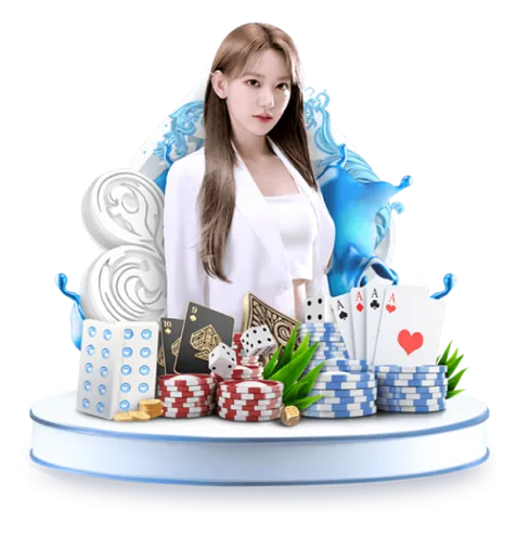 Hình ảnh sòng bạc trực tuyến sin88 cc với bàn Baccarat và dealer